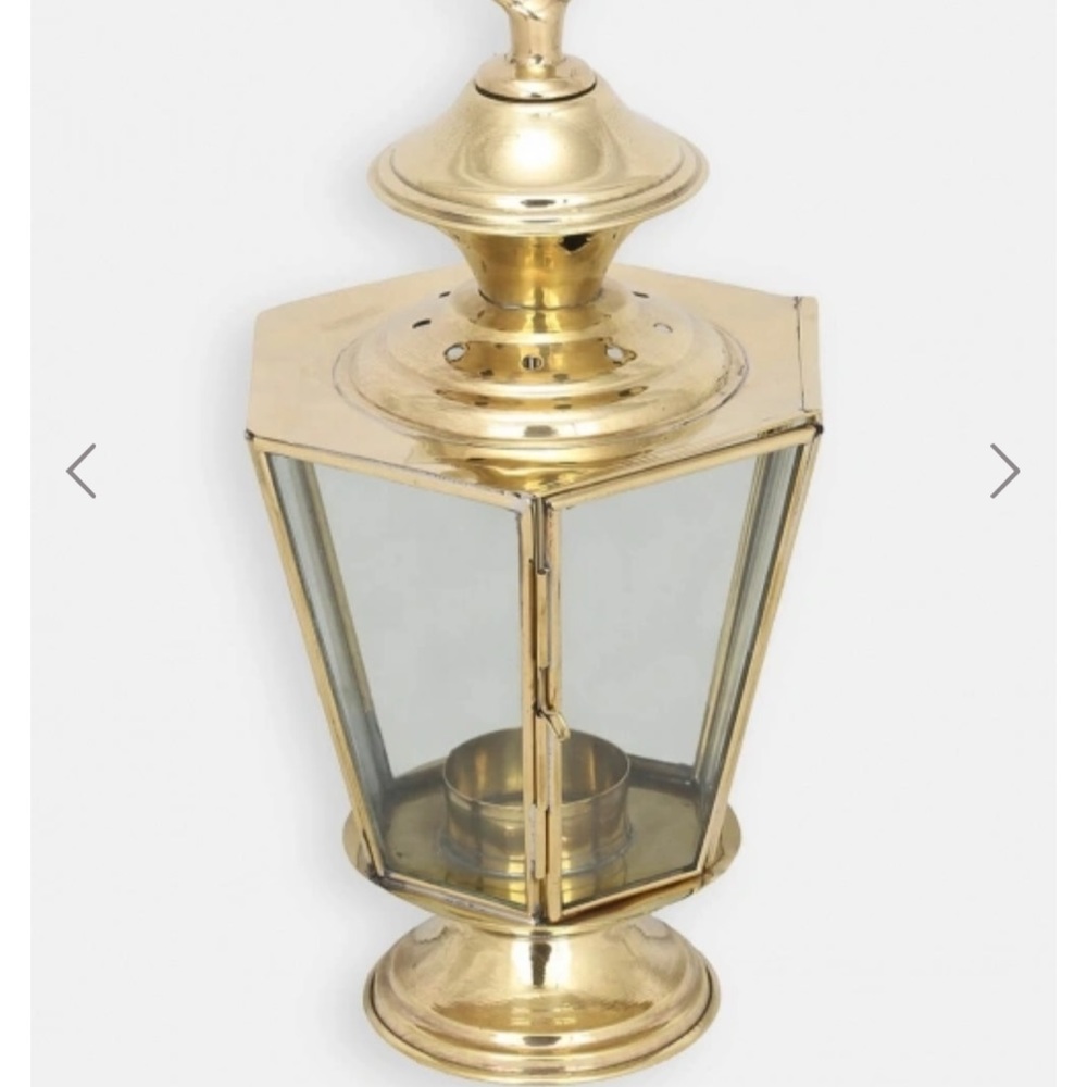 Brass and Glass Lantern